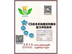 CS信息系统建设和服务能力评估体系