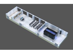 泉州机房效果图表现_安防设备布置_数据中心鸟瞰图制作